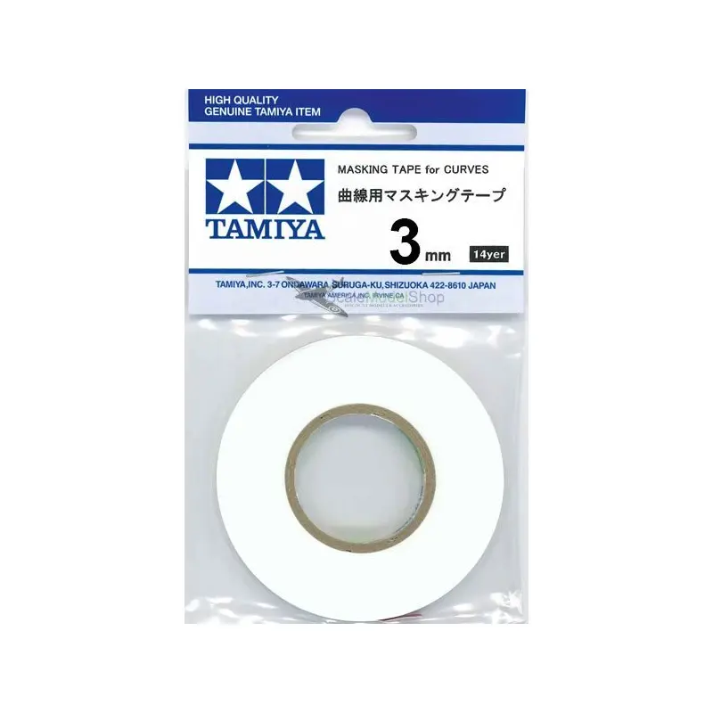 Tamiya Masking Tape For Curves 3mm #87178