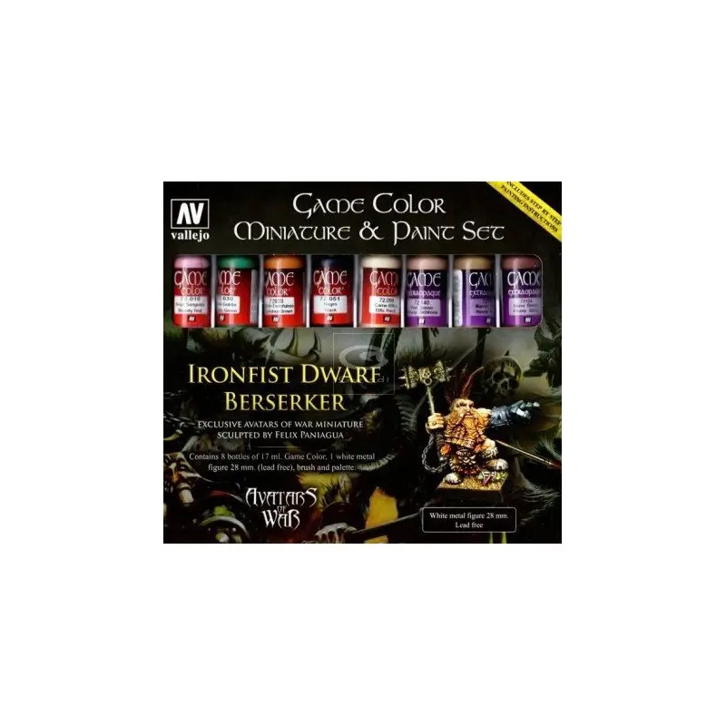 Vallejo IRONFIST DWARF BERSERKER - w/paints