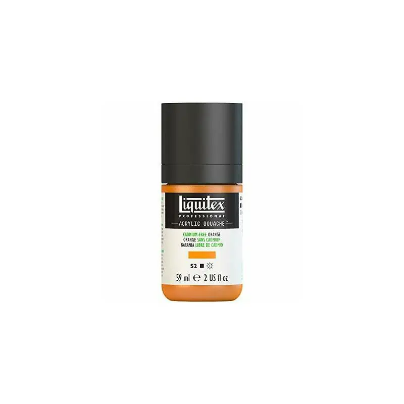 LIQUITEX PROFESSIONAL ACRYLIC GOUACHE CADMIUM FREE ORANGE 892 59 ML (2 FL/OZ)