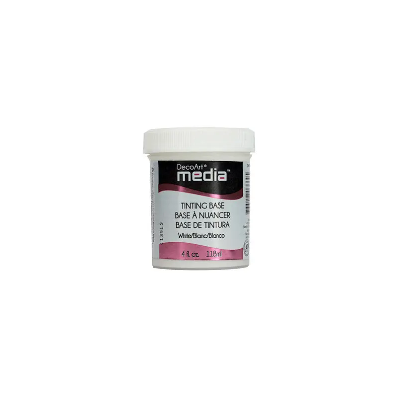 Media Tinting Base White - 4oz Decoart