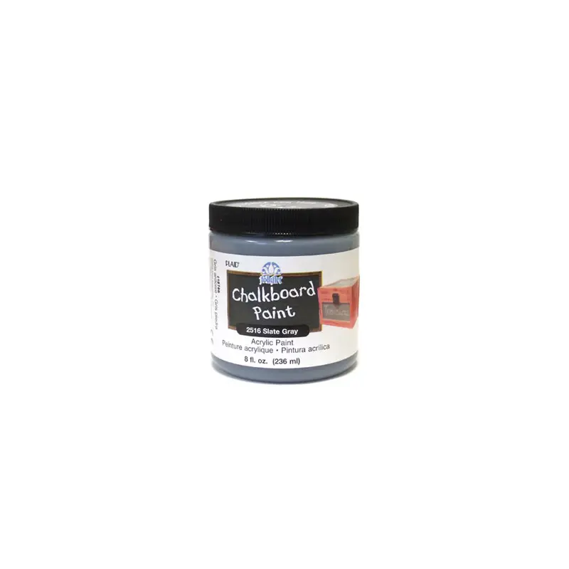Plaid Chalkboard Paint - Slate Gray 8oz