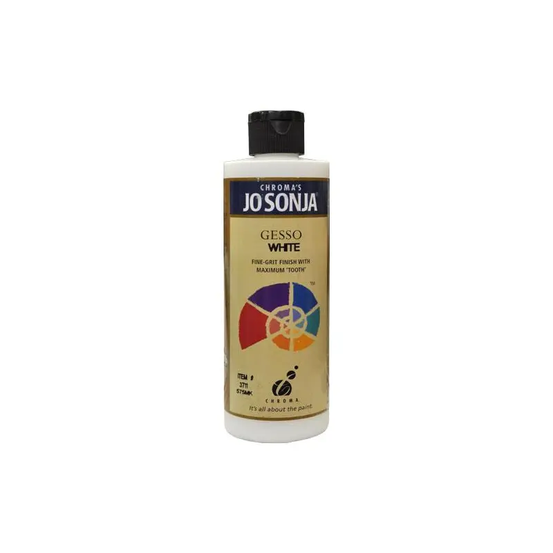 Chroma's Jo Sonja GESSO PRIMER, WHITE - 8 OZ BOTTLE