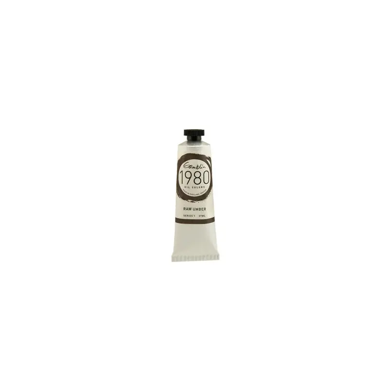GAMBLIN : 1980 OIL PAINT : 37ML : RAW UMBER