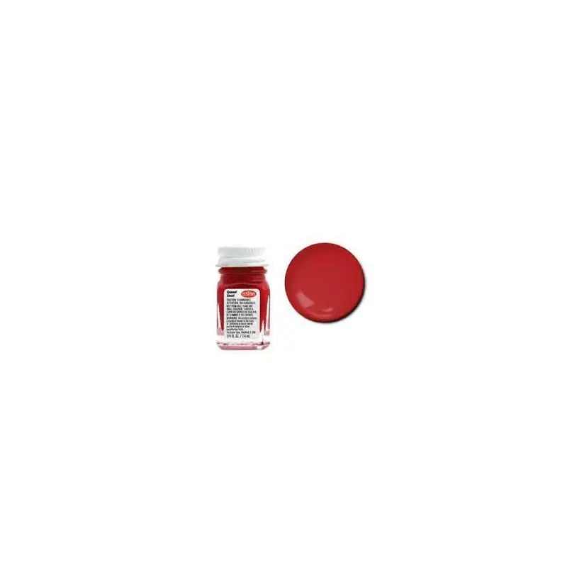 Testors 1150 Enamel Flat Red 1/4 oz