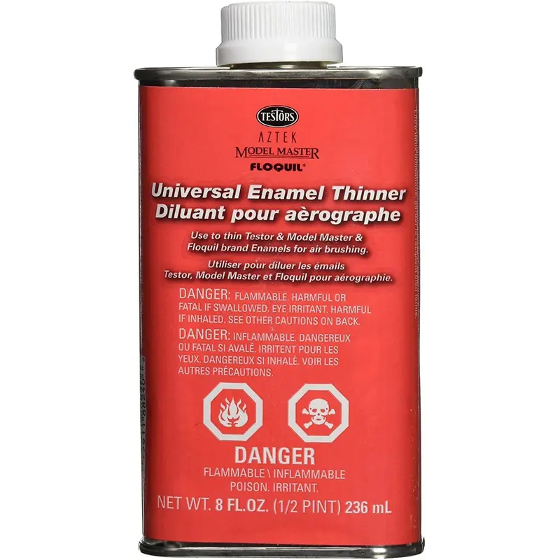 Testors 8824 - Universal Enamel Thinner - 8 fl. oz.