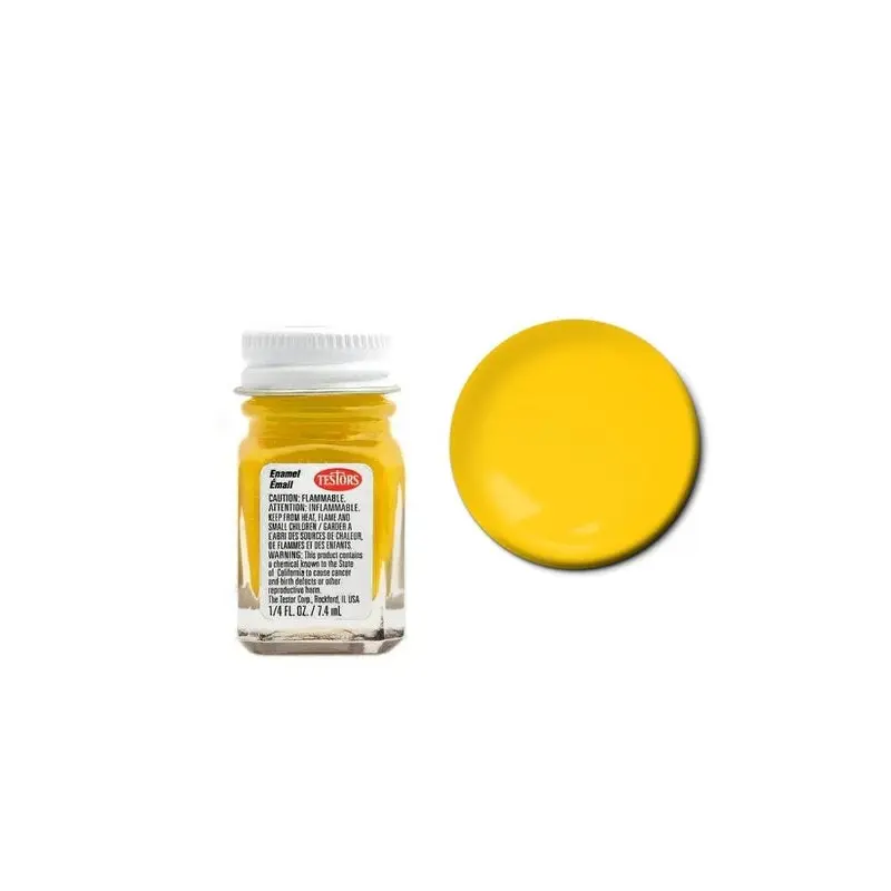 Testors 1169 Enamel Flat  Cavalry Yellow 1/4 oz