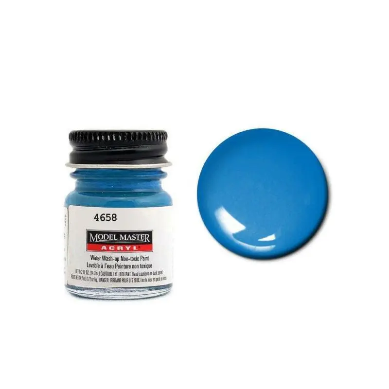 Testors Model Master Acryl: Transparent Clear Blue 4658