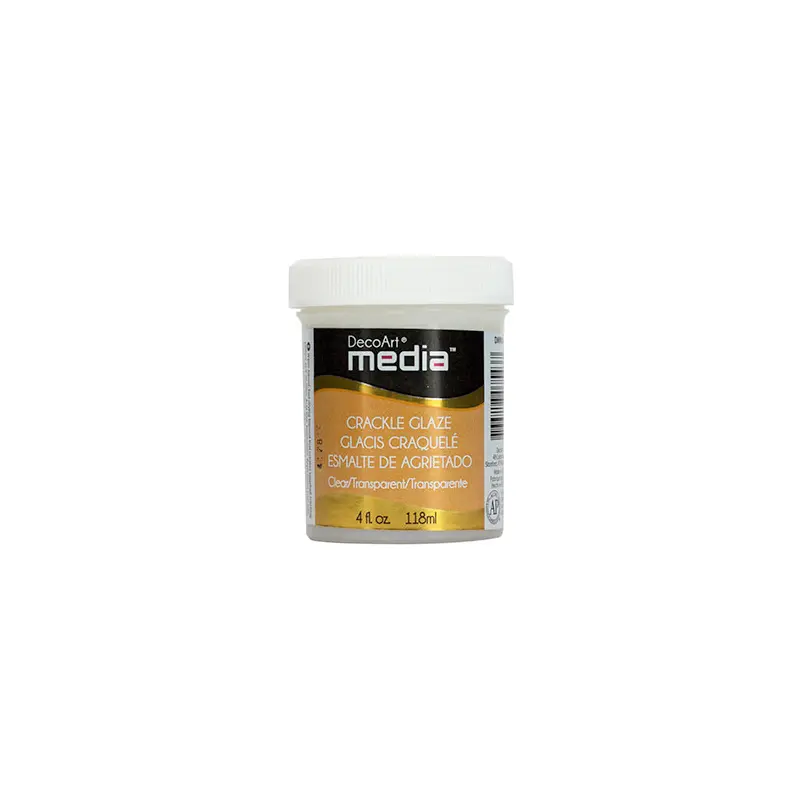 Video    Media Crackle Glaze Clear - 4oz