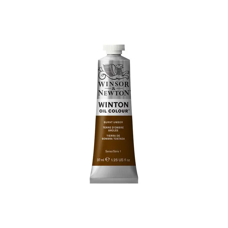 WINSOR & NEWTON WINTON OIL 37ML BURNT UMBER