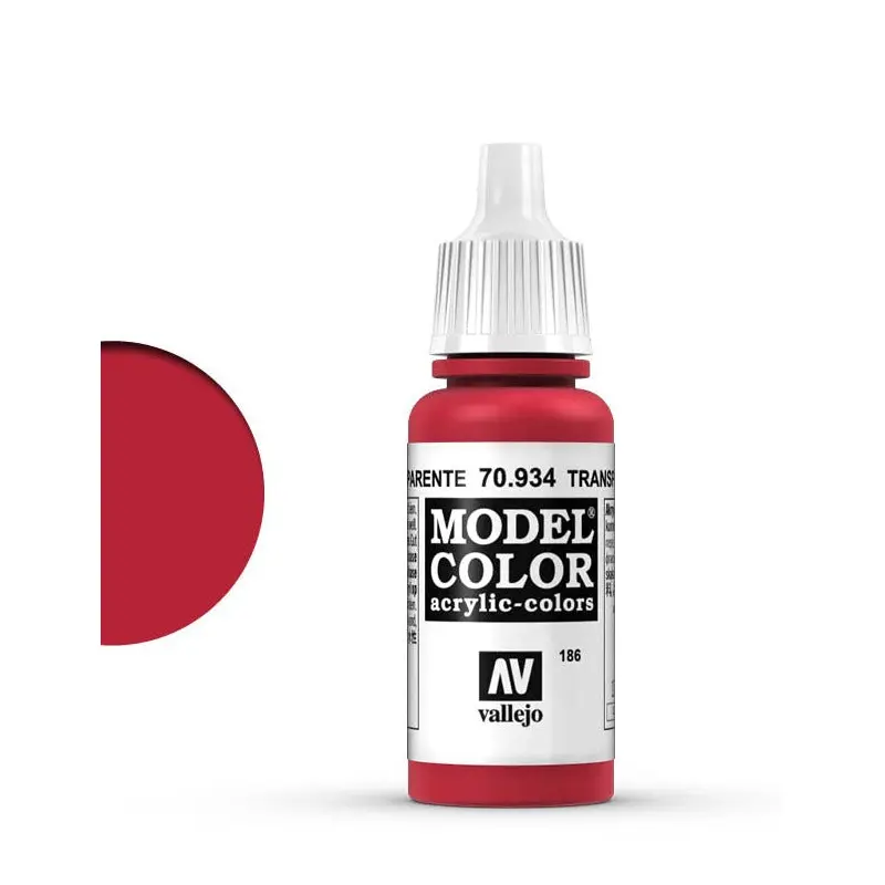 Vallejo 70.934 Transparent Red