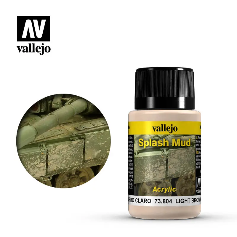 Vallejo 73.804 Light Brown Splash Mud
