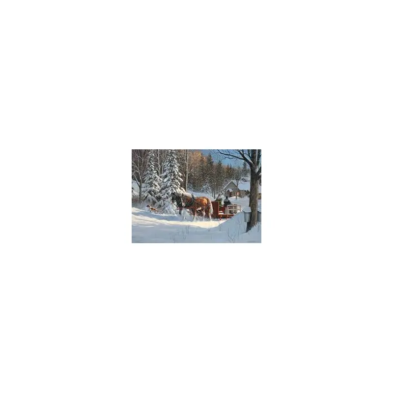 Cobble Hill Sugar Shack Horses 1000pc Puzzles