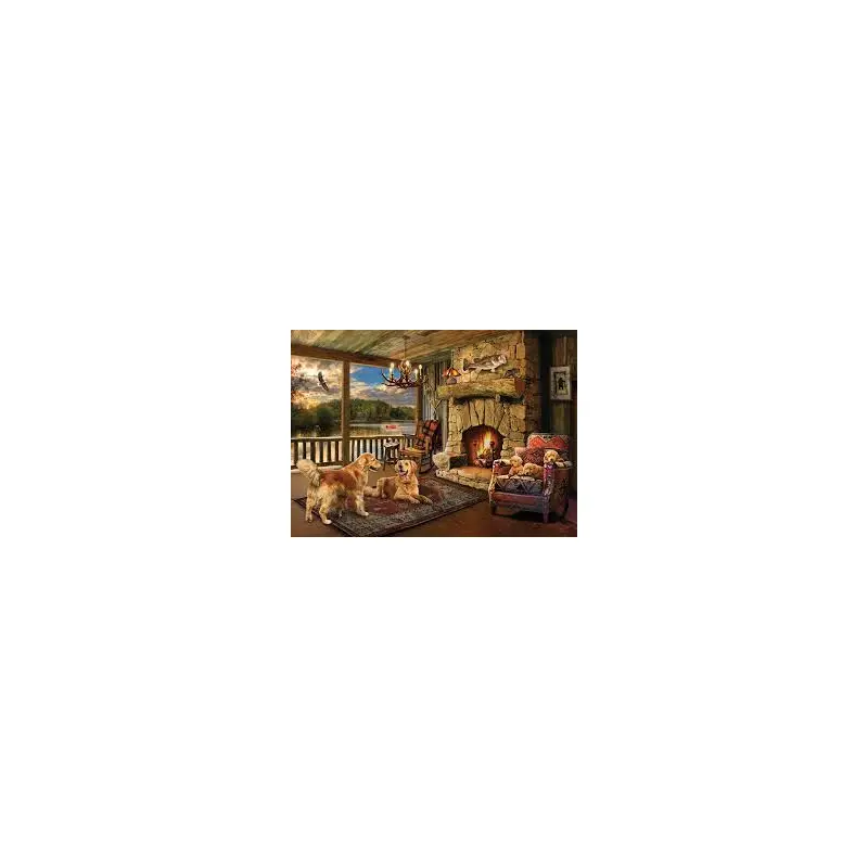 Cobble Hill Lakeside Cabin 1000pc Puzzles