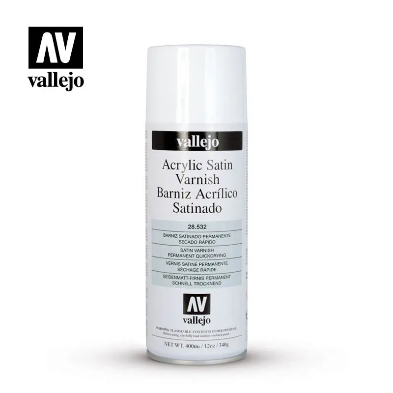 Vallejo 28.532 Acrylic Satin Spray Varnish