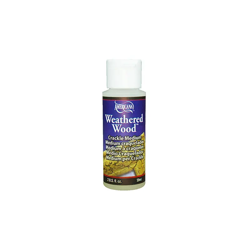 AMERICANA WEATHERED WOOD (2OZ/59ML) CRACKLE MEDIUM