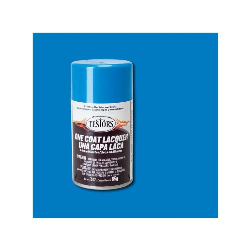 TESTORS 1844 ICY BLUE LACQUER 3 OZ. SPRAY PAINT