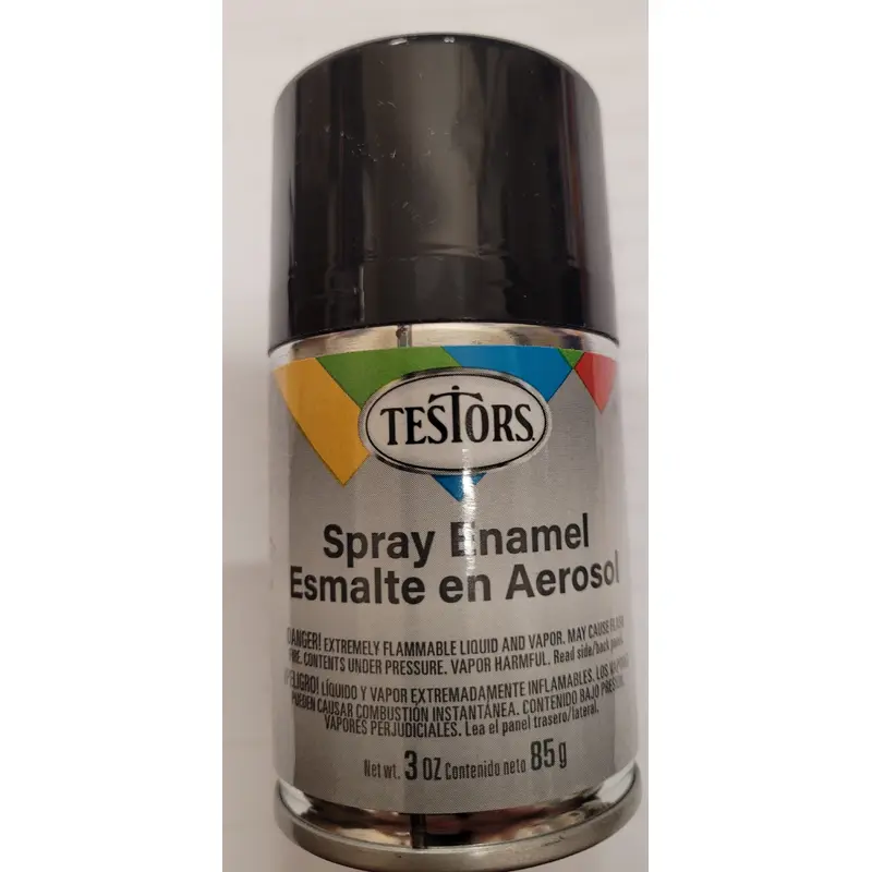 TESTORS Enamel Sprays 1247C Gloss Black