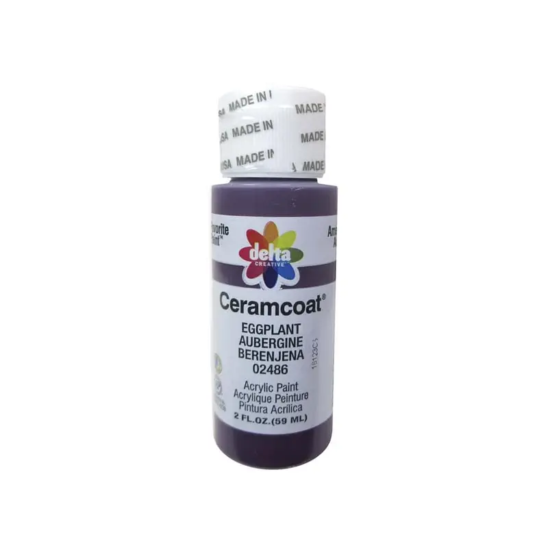 Delta Ceramcoat Acrylic Paint 2 oz. #2486 Eggplant