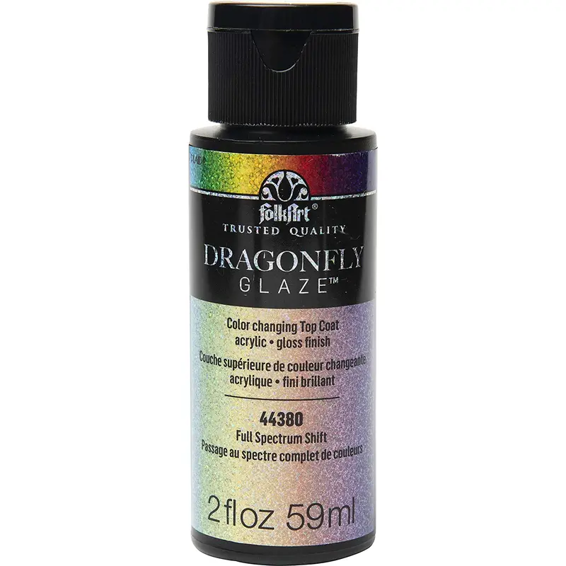 Plaid FolkArt Dragonfly Glaze 2 oz. Full Spectrum
