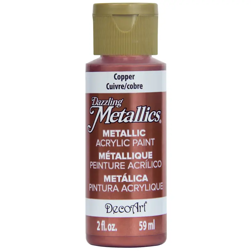 DecoArt Dazzling Metallics Paint, 2 oz. Copper