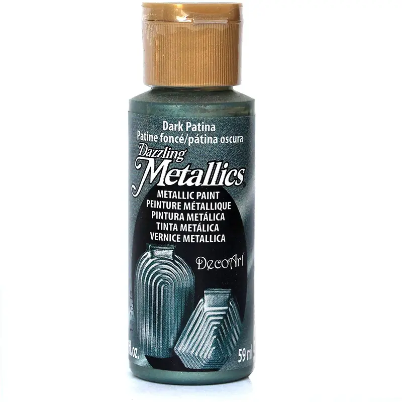 DecoArt Dazzling Metallics Paint, 2 oz. Dark Patina