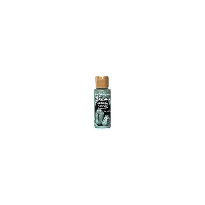 DecoArt Dazzling Metallics Paint, 2 oz. Moss Pearl