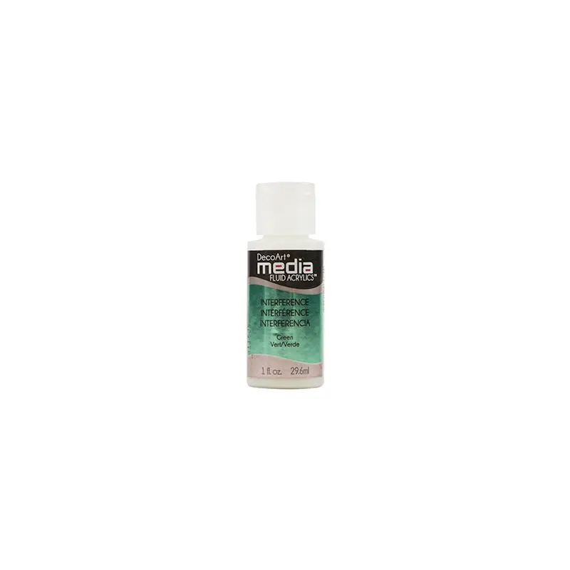 Media Fluid Acrylic Interference Green - 1oz