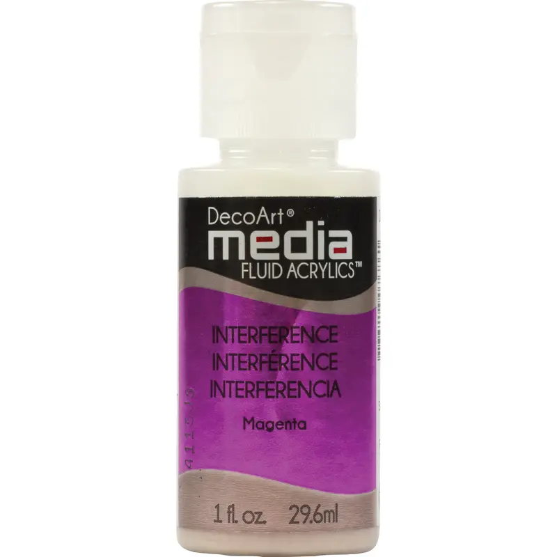 Media Fluid Acrylic Interference Magenta - 1oz