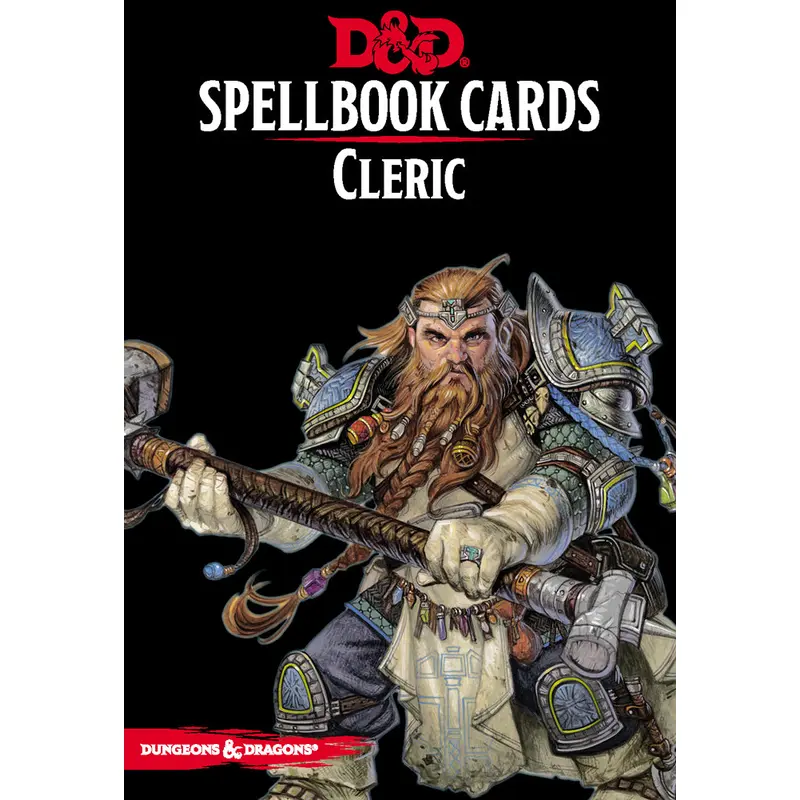 Dungeons and Dragons -Spellbook cards Cleric