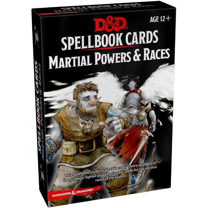 Dungeons and Dragons - Spellbook Cards Martial Powers and Races Deck