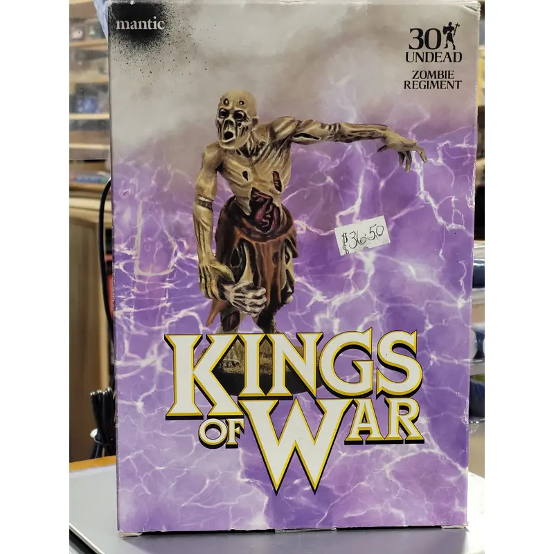 Kings of War 30 Undead Zombie Regiment