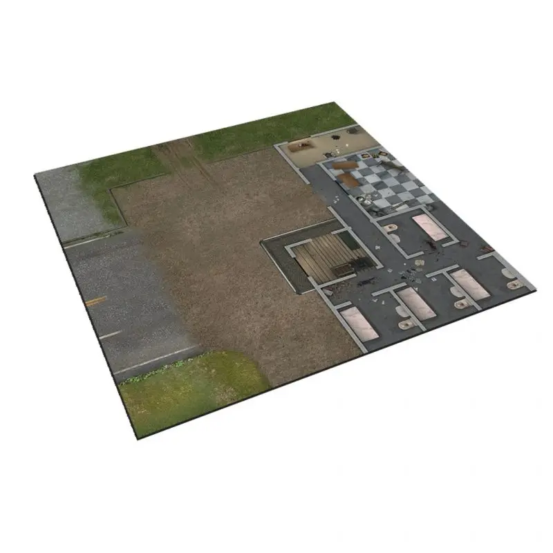 WALKING DEAD - ALL OUT WAR - DELUXE MAT The Prison