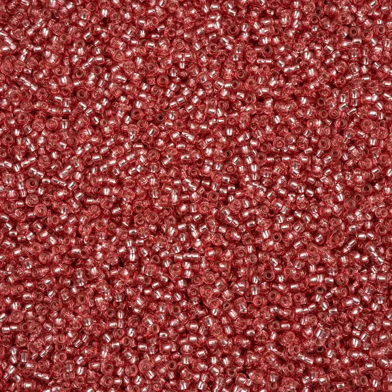 Czech Seed Bead 11/0 Vial S/L Dark Pink Solgel apx23g