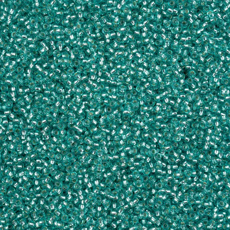 Czech Seed Bead 11/0 Vial S/L Turquoise Solgel