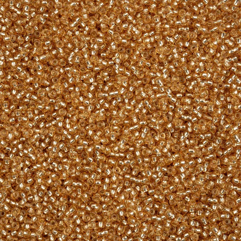 Czech Seed Bead 11/0 Vial S/L Light Brown Solgel apx23g