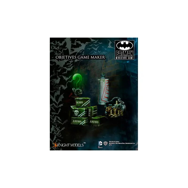 Batman Miniature Games: Objective Markers Metal