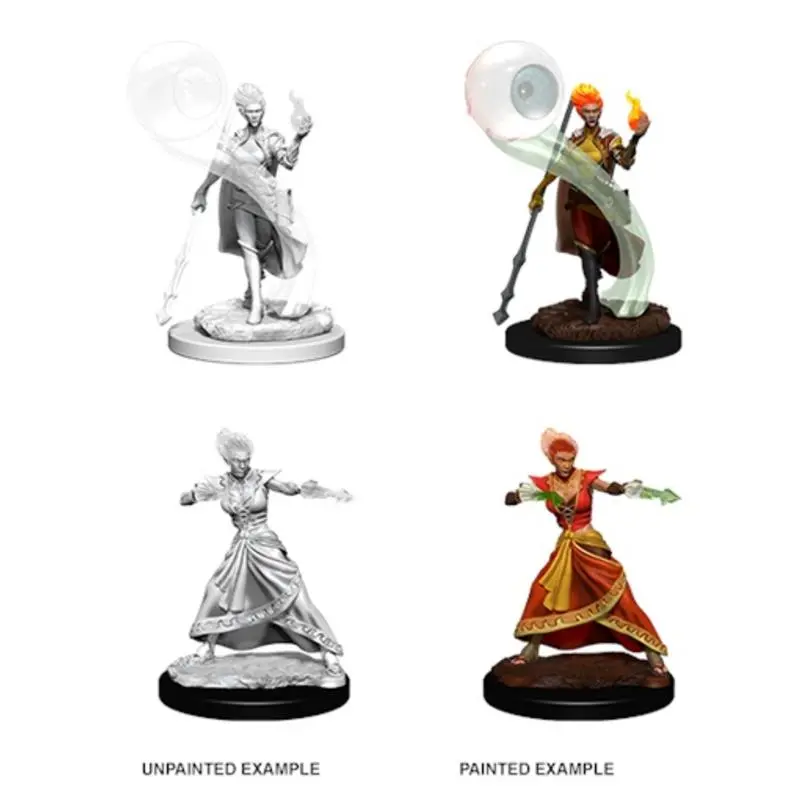 Nolzur's Marvelous Miniatures: Fire Genasi Wizard