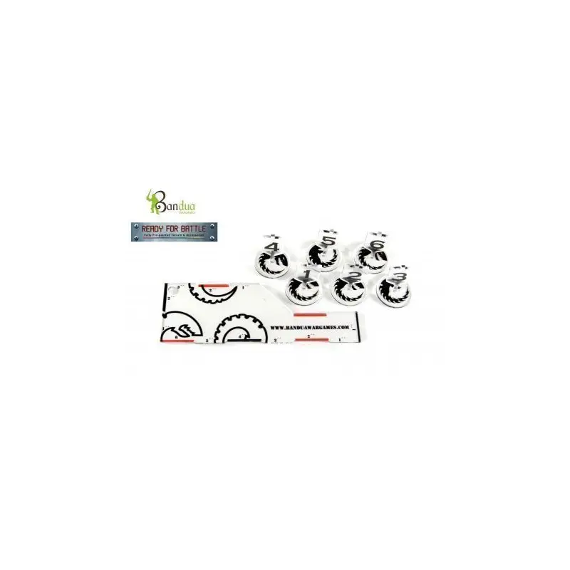 Bandua THE DEVOURER COMBAT RULER AND TOKENS COMPATIBLE WITH 40K