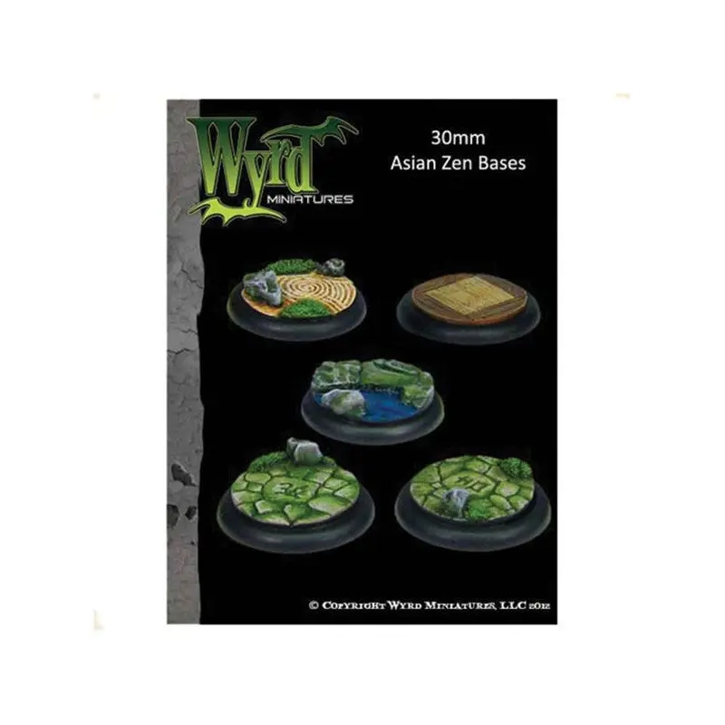 WYRD: MALIFAUX: Asian Zen Bases x5