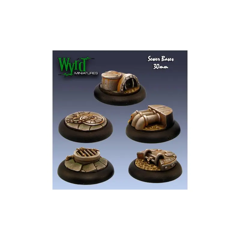 WYRD:MALIFAUX: Sewer Bases x5
