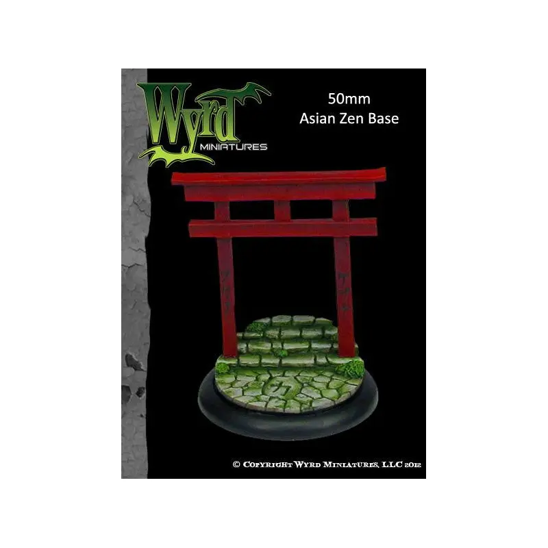 Malifaux - Base Inserts - Asian Zen - 50mm
