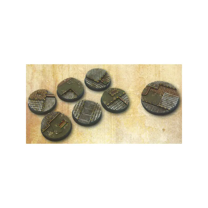 MICRO ART STUDIO - Tech Large Base Set 6x 40mm, 1x 50mm