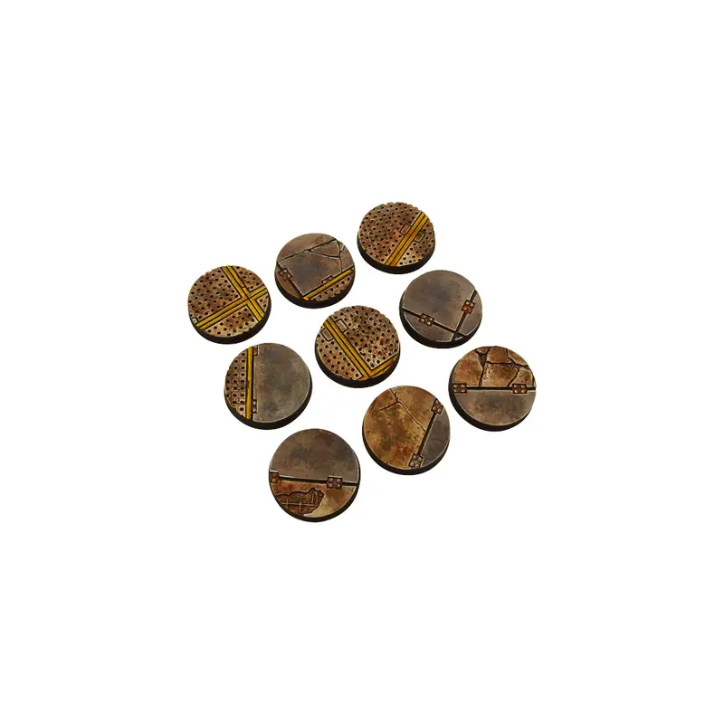 Micro Art Studio 25mm Warehouse Bases (5) B03821