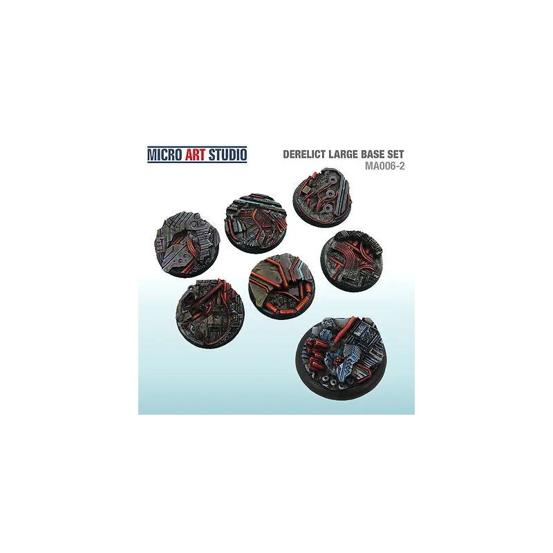 MICRO ART STUDIO - Derelict Large Base Set 6x 40mm, 1x 50mm