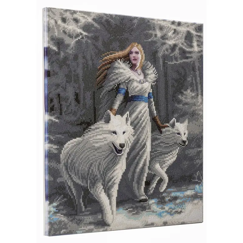 Craft Buddy Crystal Art Kit Winter Guardians 40 x 50cm Pre-Framed 5D Art Kit