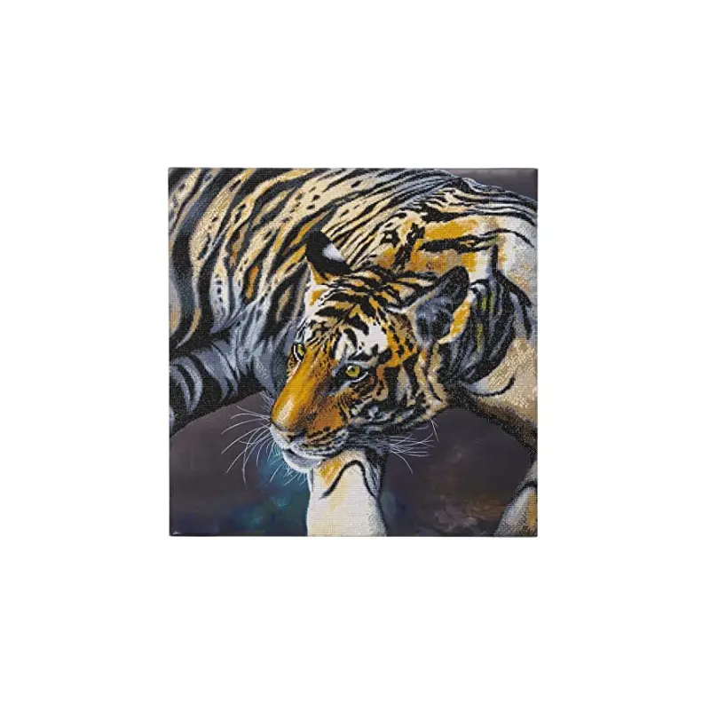 Craft Buddy Crystal Art Kit The Tiger 70 x70 cm Pre-Framed 5D Art Kit