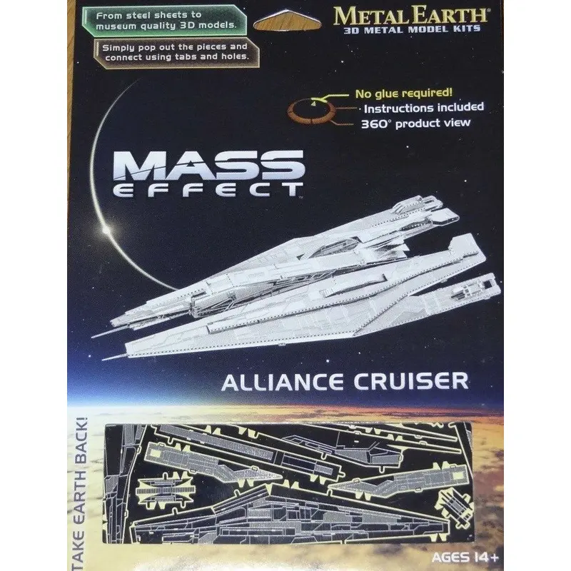 Metal Earth Alliance Cruiser Mass Effect