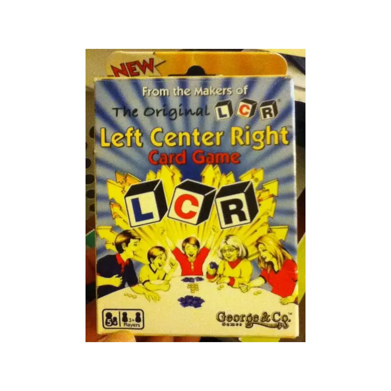 LCR LEFT CENTRE RIGHT Card Game