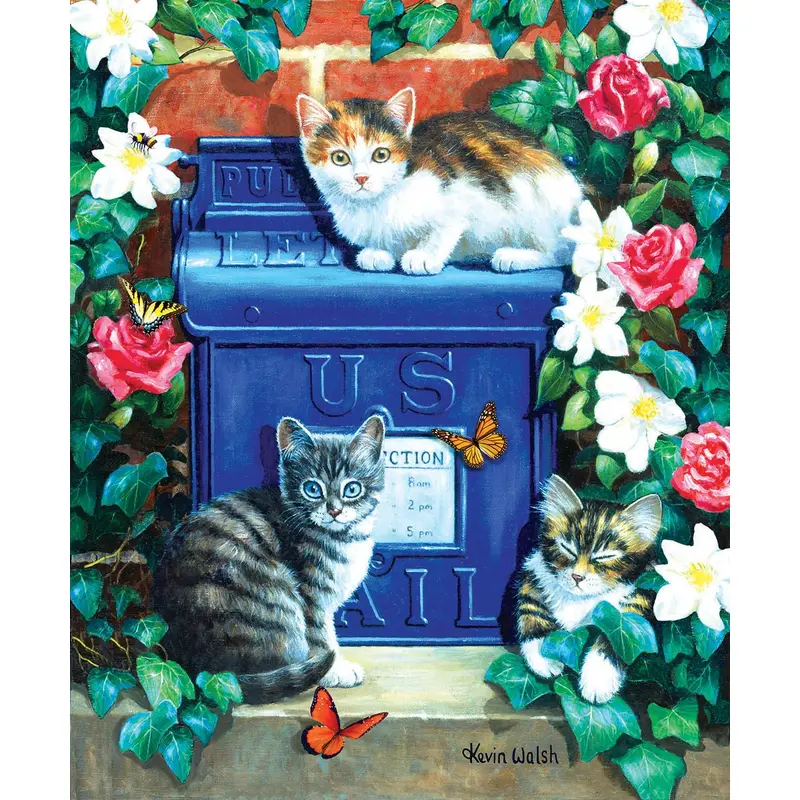 SunsOut Puzzle - Mail Box Kittens1000pc