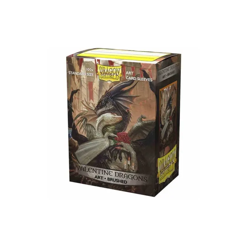 DRAGON SHIELD: BRUSHED ART: VALENTINE DRAGON 2021